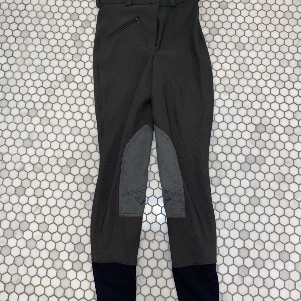 TUFFRIDER Ladies Breeches Dark Grey Size Regular 28